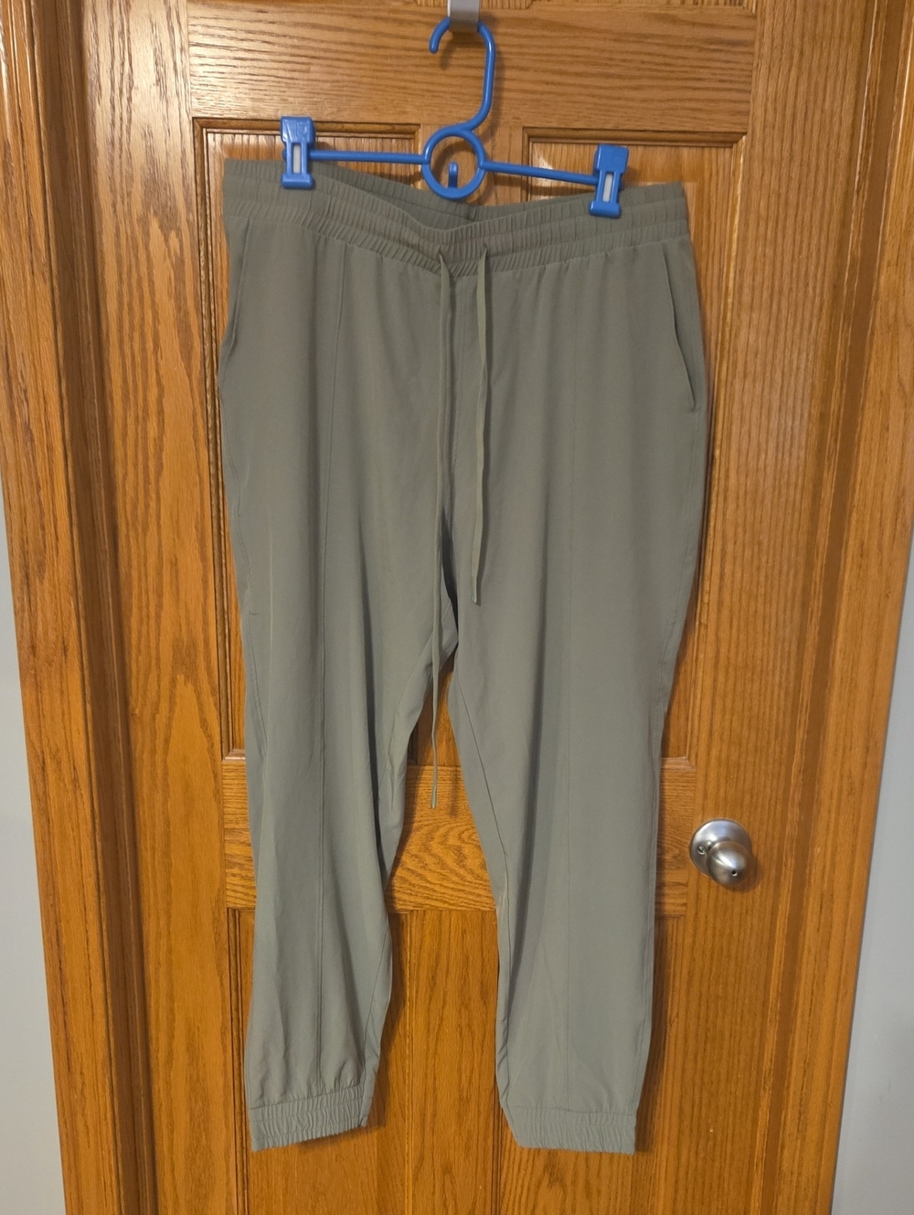 Mono B Olive Jogger Pants with Drawstring Waist